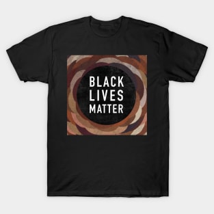 Black Lives Matter square sticker T-Shirt